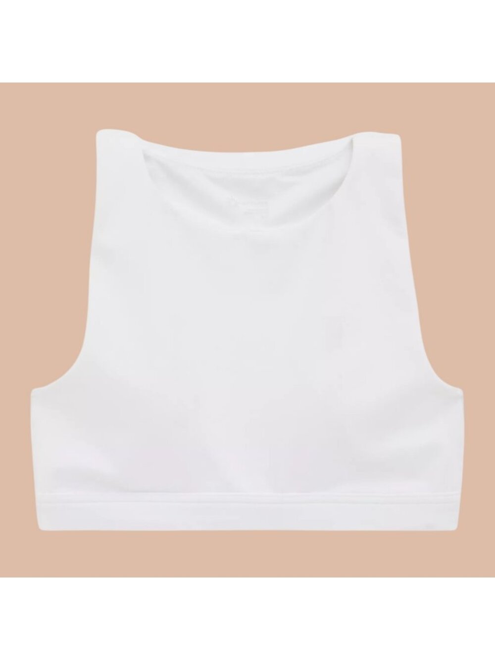 OFFLINE By Aerie High Neck Sports Bra The Hugger White Women's - Picture 6 of 7